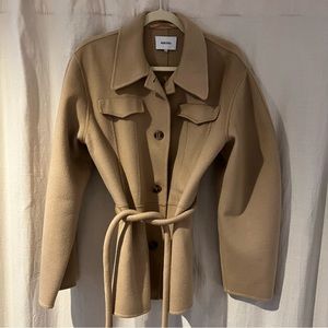 Nanushka Adut Tie Belted Jacket Size L